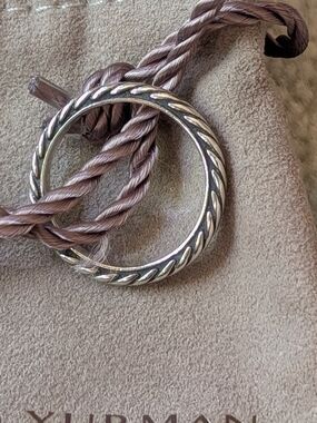 Sterling Silver Twisted Stack Ring - Silver